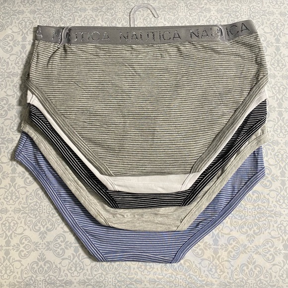 NWT Nautica Intimates Organic Cotton Hipster Panties, 5-Pack - Picture 4 of 16